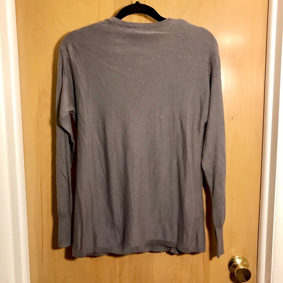 BCBGeneration grey studded pocket cardigan Size small - Picture 7 of 7